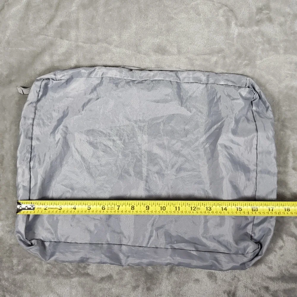 Lands End Packing Cubes Lot Of 2 Gray Pink Travel Organizers Compression Luggage